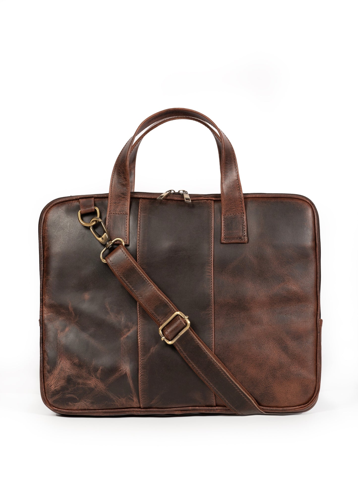 Sacoche d'ordinateur portable Harbor, marron