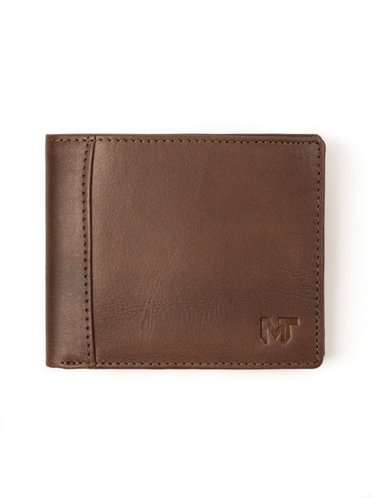 Portefeuille Wealth Ward marron à deux volets