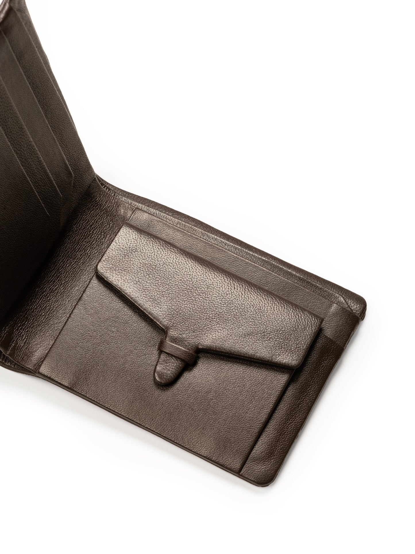 Portefeuille pliable Kodiak marron foncé