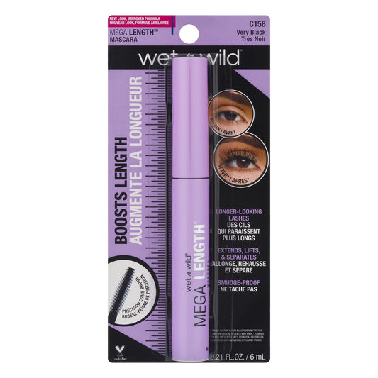 WET N WILD Mega Length Mascara - Très Noir