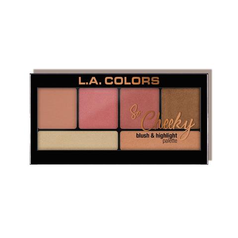 L.A. COLORS Fard à joues et enlumineur So Cheeky - Peaches &amp; Cream