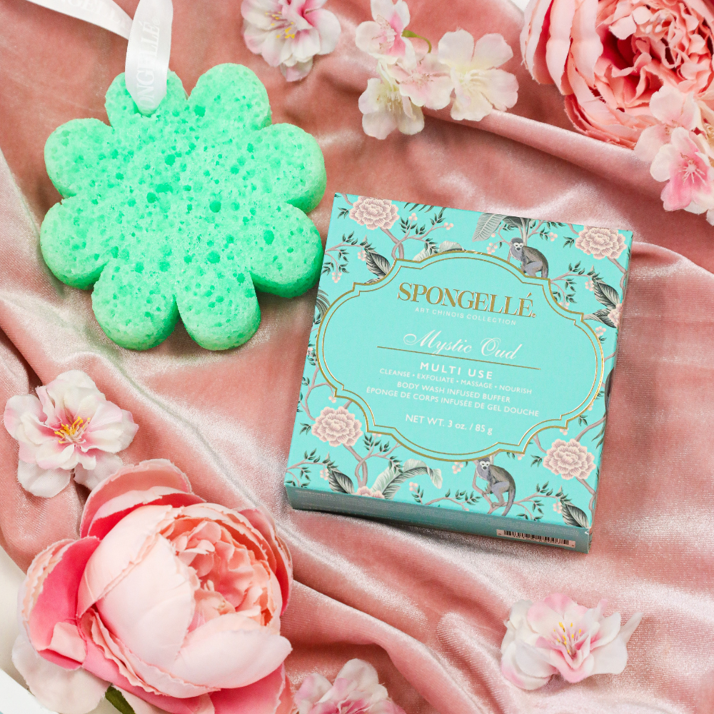 Oud Mystique | Éponge exfoliante multi-usage Corps & Visage Art Chinois