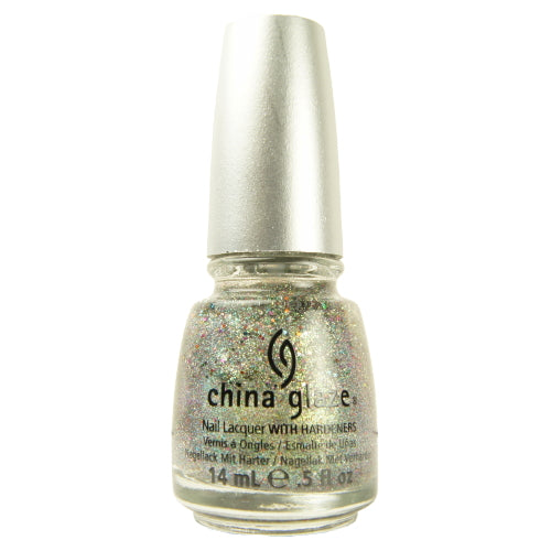 CHINA GLAZE Vernis à ongles pailleté avec durcisseur
