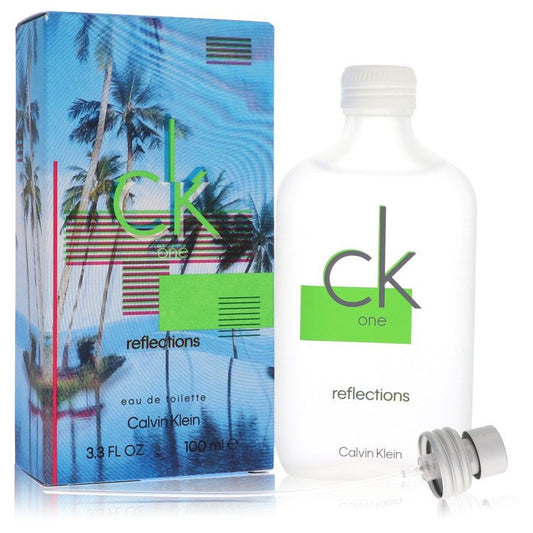 CK One Reflections par Calvin Klein Eau de Toilette Vaporisateur (Unisexe) 100 ml pour Hommes