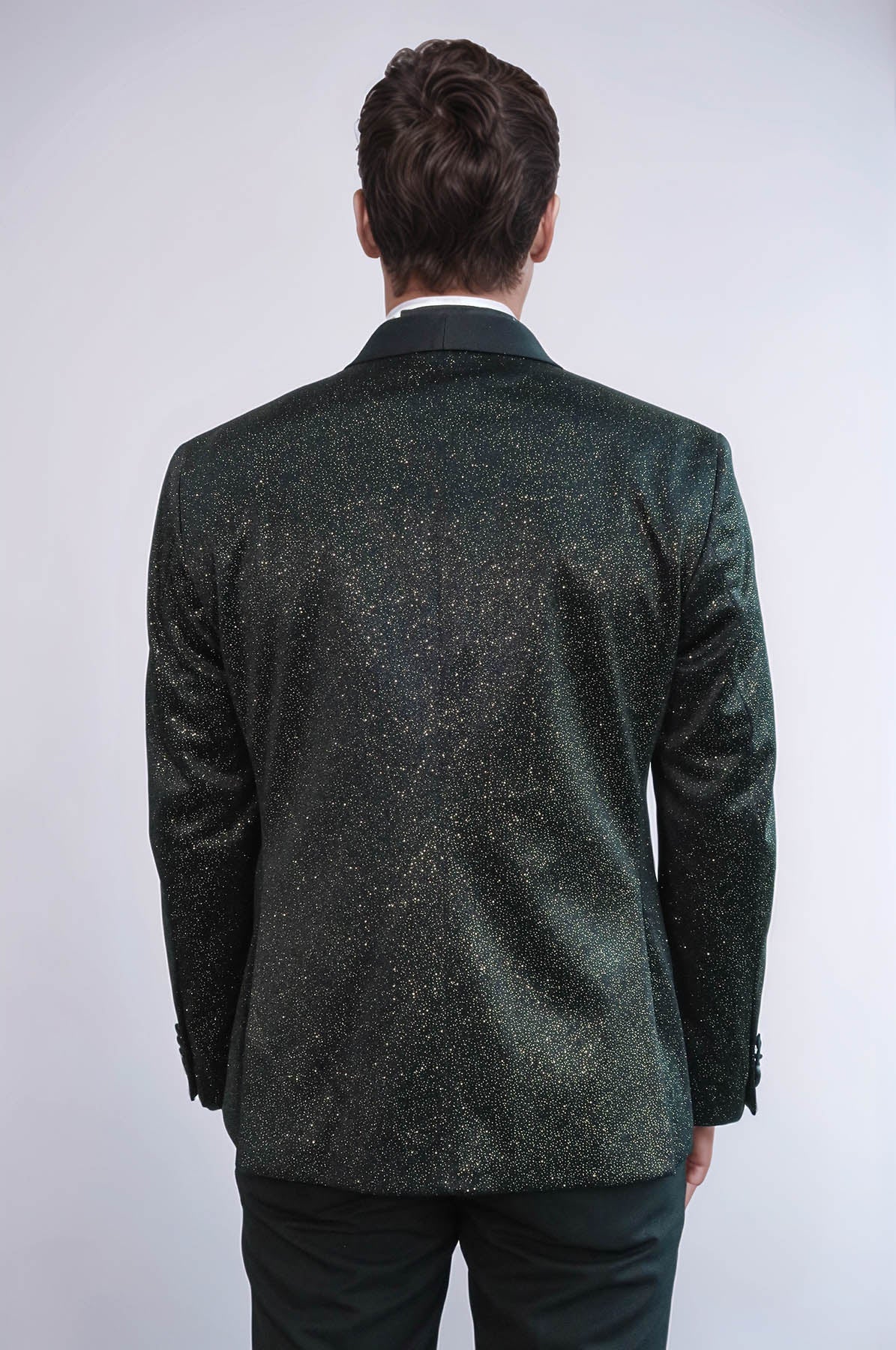 Shawl Lapel Slim Fit Blazer Men Tuxedo Jacket - Wessi