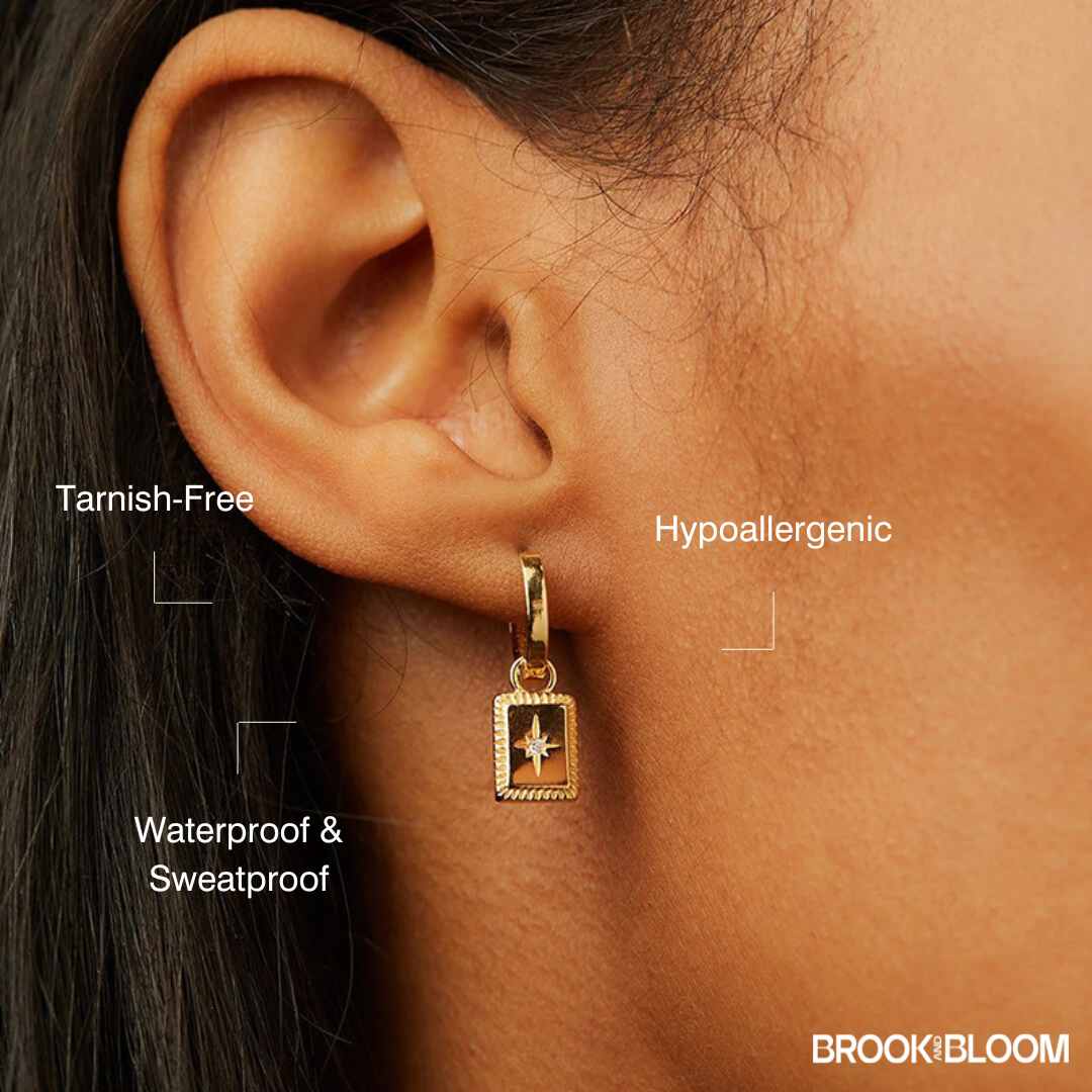 18K Gold-Plated Helena Earrings