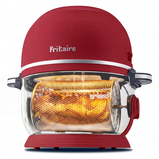 Fritaire Self-Cleaning Air Fryer™ | Non-Toxic 9-in-1 Glass Bowl | Cherry