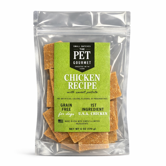 Saccades de poulet et de patate douce de 5 oz