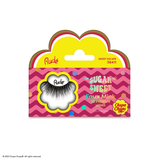 RUDE Chupa Chups Sugar Sweet Faux Mink Lashes - Évasion Sucrée