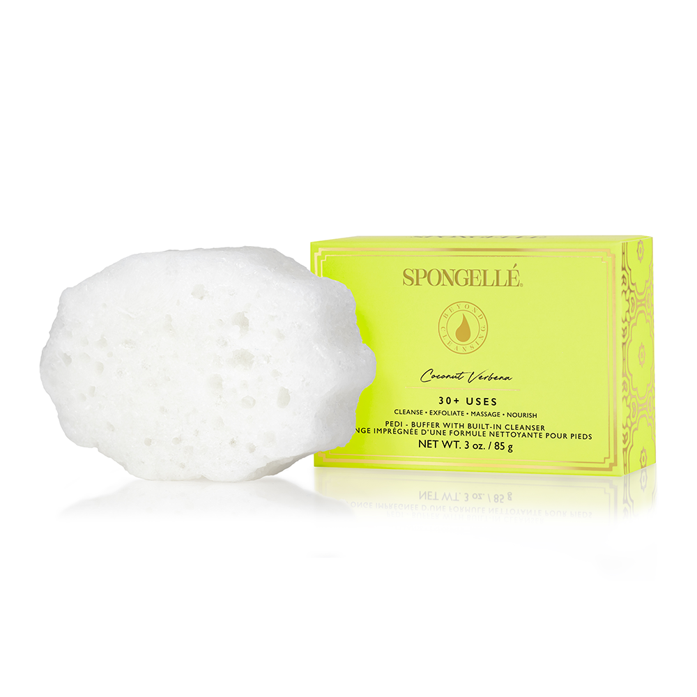 Noix de coco verveine | Tampon pédicure