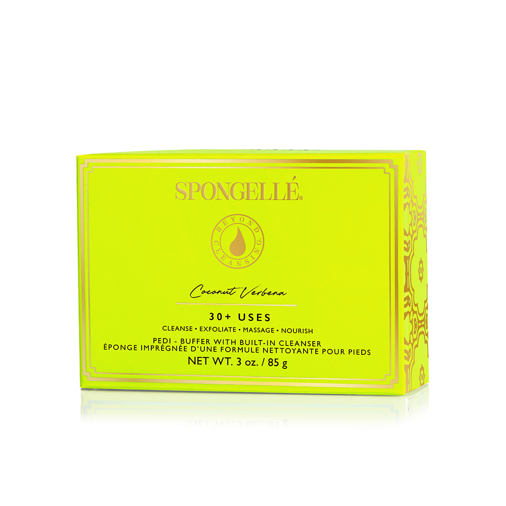 Noix de coco verveine | Tampon pédicure