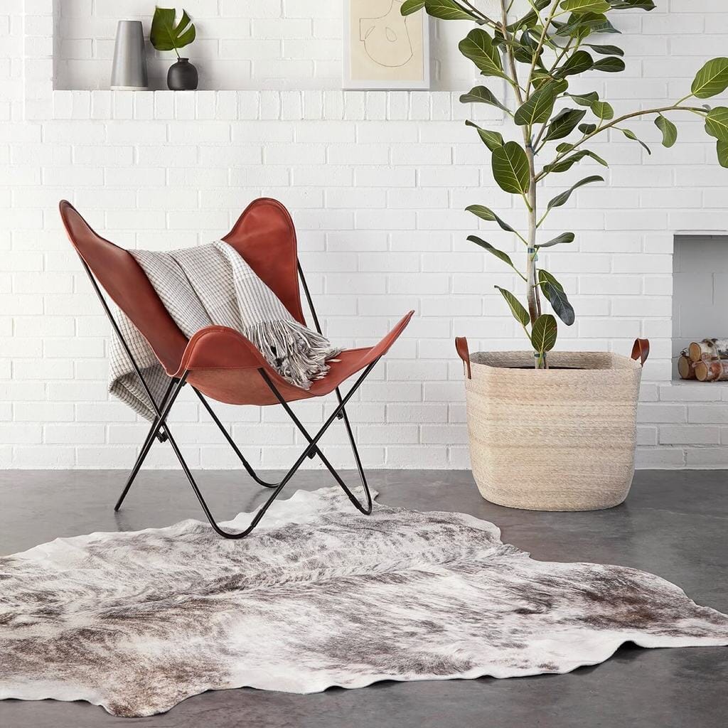Der Cognac Vintage Butterfly Chair