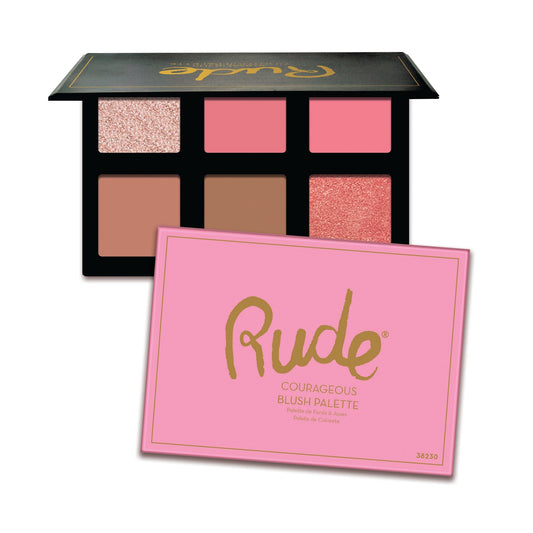 RUDE Palette de Fards à Joues Courageous
