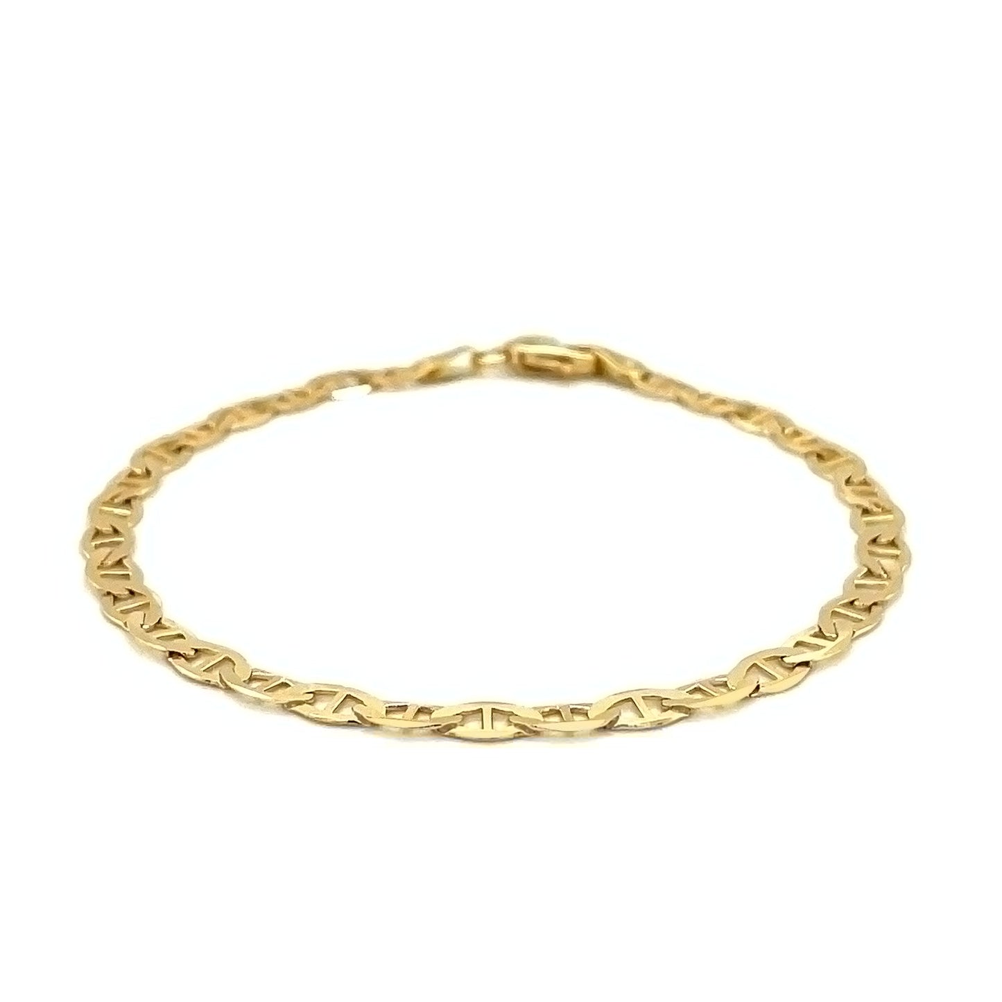 Armband aus 14k Gelbgold, Ankerkette (4,50 mm)