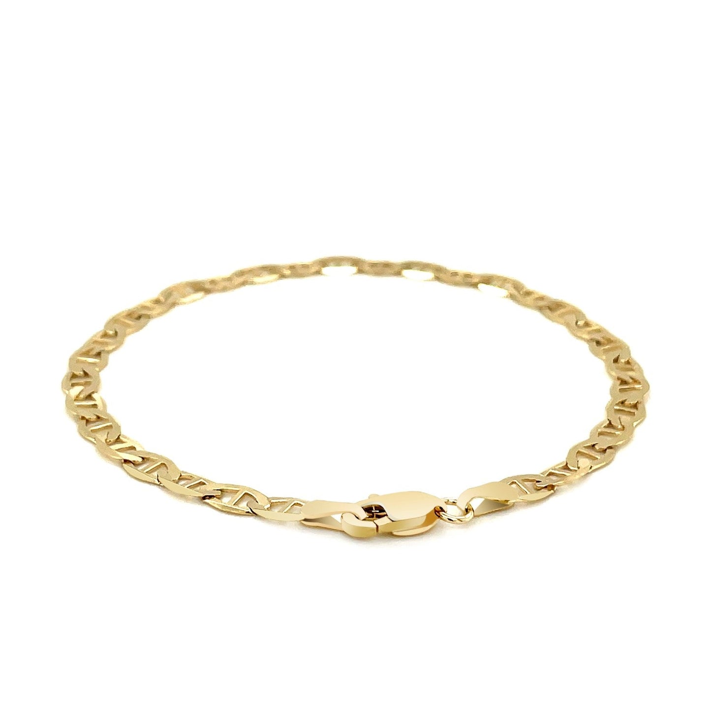 Armband aus 14k Gelbgold, Ankerkette (4,50 mm)