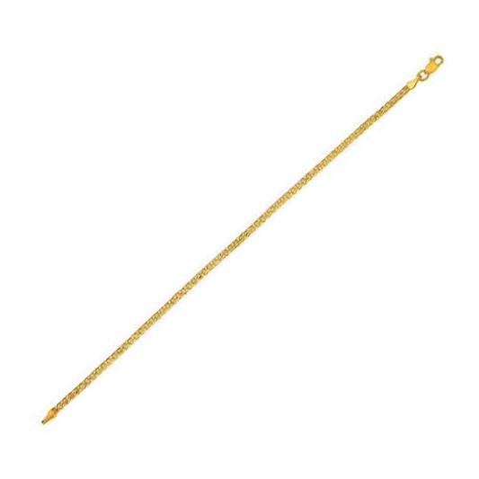14k Gelbgold Bismark-Kette (2,50 mm)