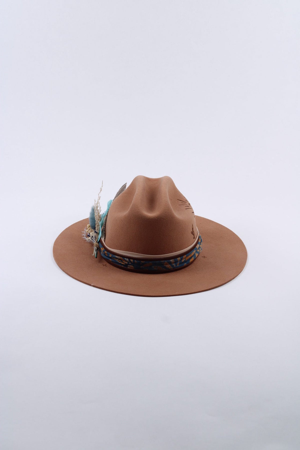 Gypsy Soul in Tan Flat Brim