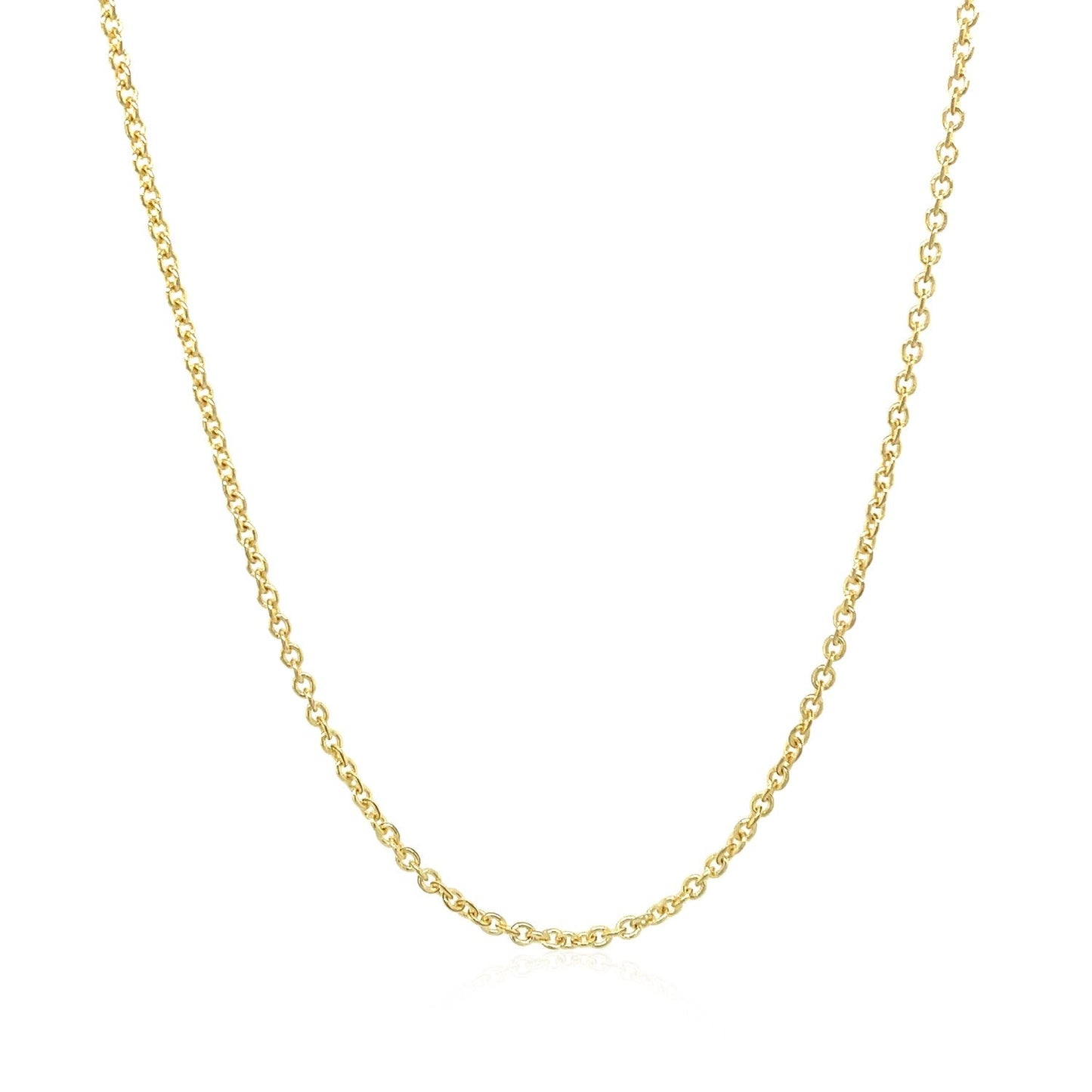 14k Gelbgold Forsantina Lite Kabelketten (1,50 mm)