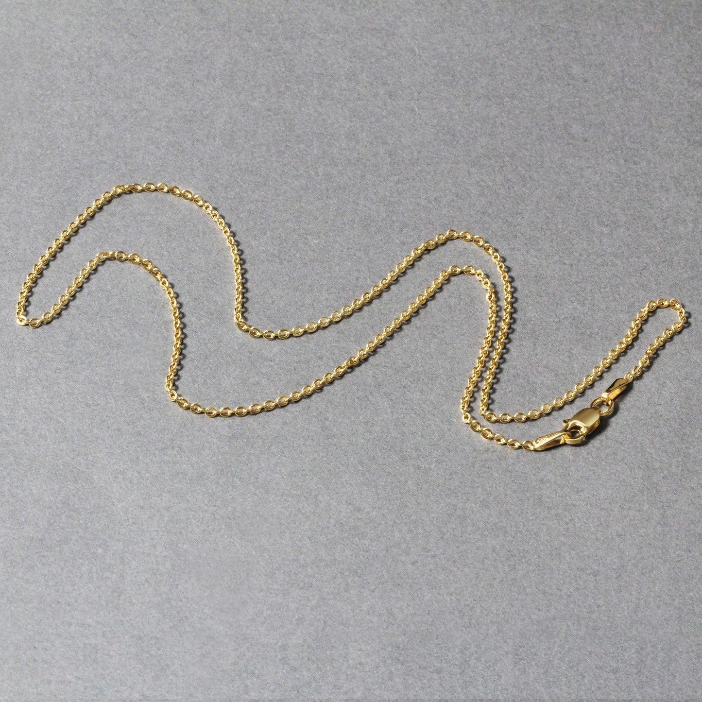 14k Gelbgold Forsantina Lite Kabelketten (1,50 mm)
