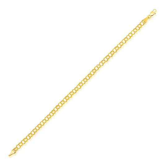 14 Karat Gelbgold Lite Bettelarmband (4,00 mm)