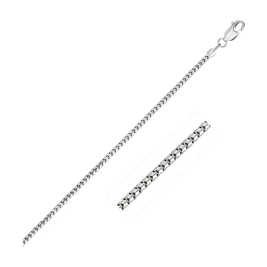 14k Weißgold Eiskette (1,30 mm)