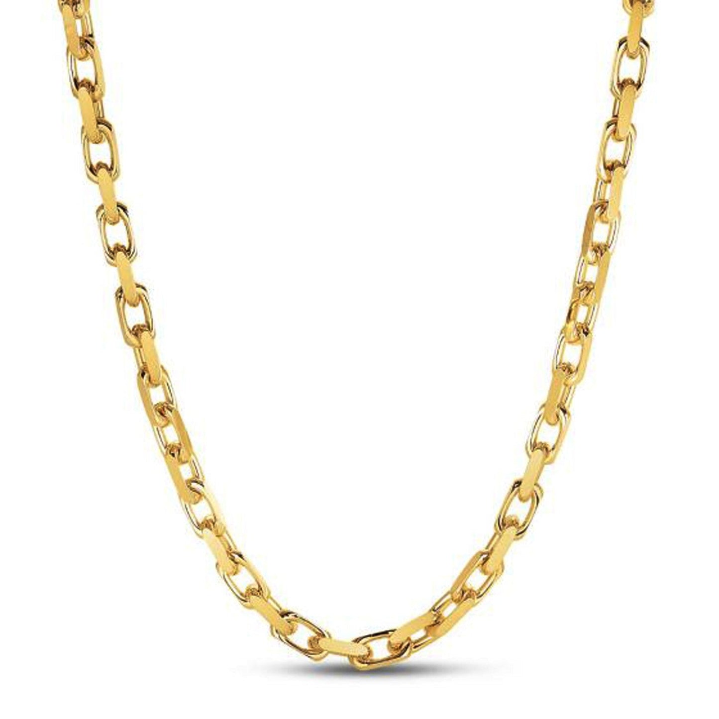 14k Gelbgold Französische Kabel-Gliederkette (6,10 mm)