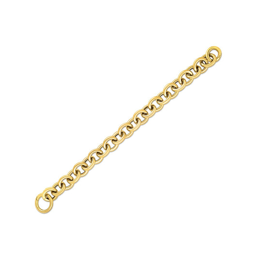 14 Karat Gelbgold Armband mit runden Gliedern (11,60 mm)