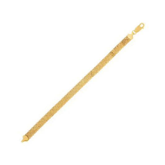 Bismarckkette aus 14 Karat Gelbgold (7,00 mm)