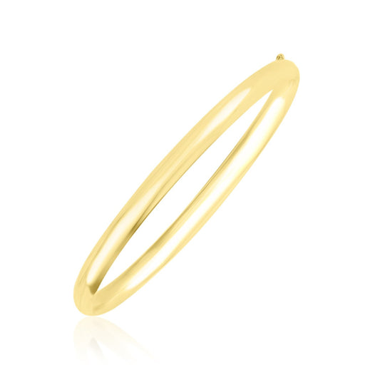 Armreif aus 10 Karat Gelbgold, gewölbt, glänzend (3,30 mm)