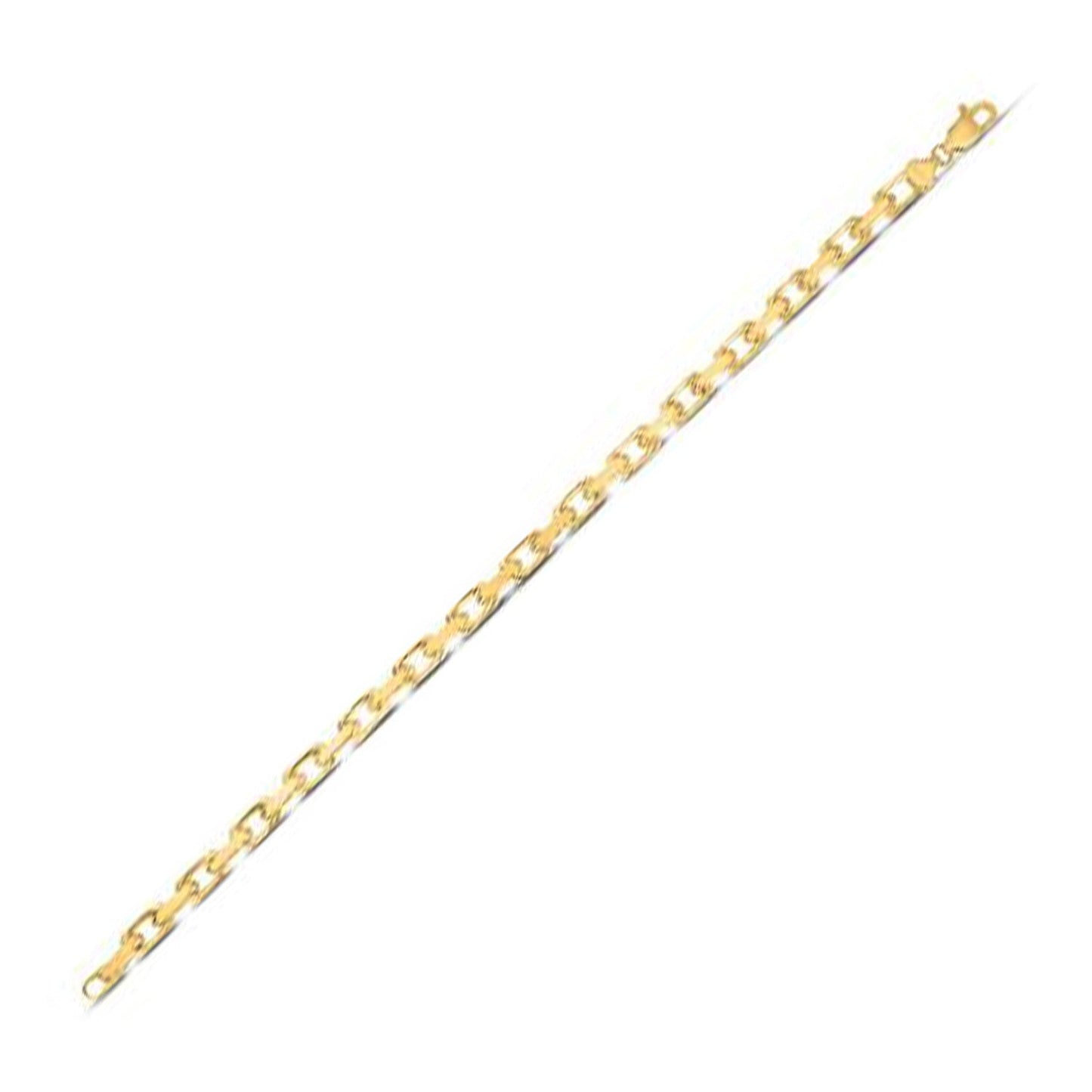 14k Gelbgold Kabelkettenarmband (4,80 mm)