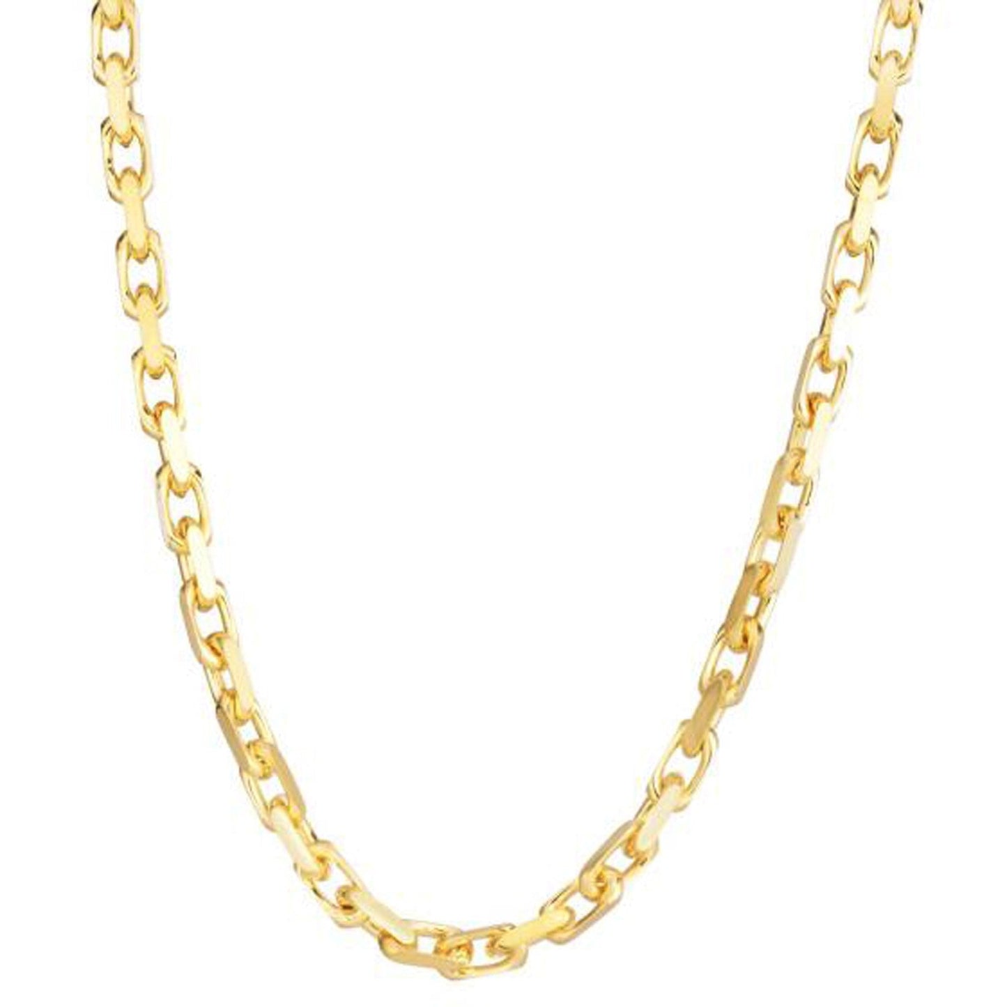 14k Gelbgold Kabelkettenarmband (4,80 mm)