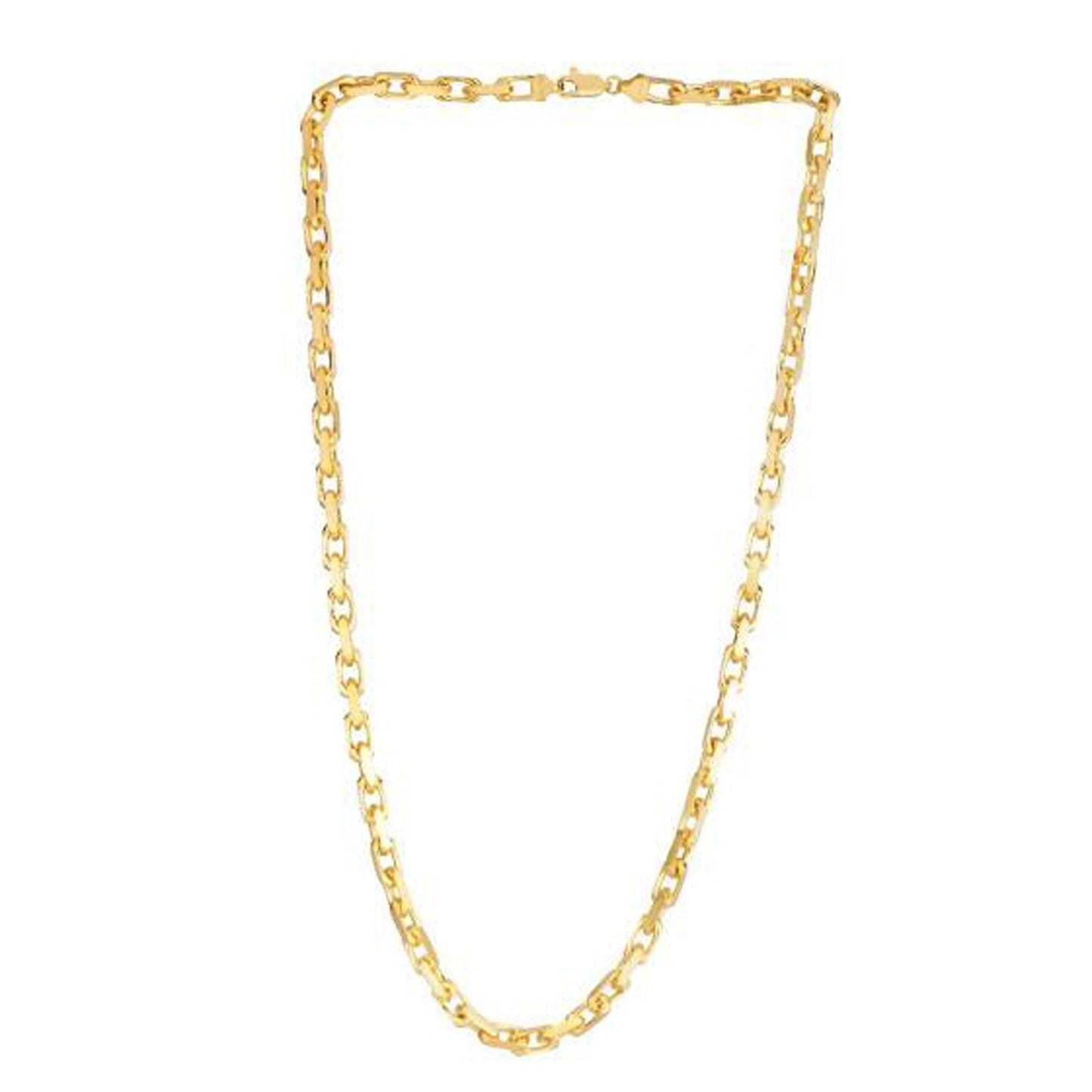 14k Gelbgold Kabelkettenarmband (4,80 mm)