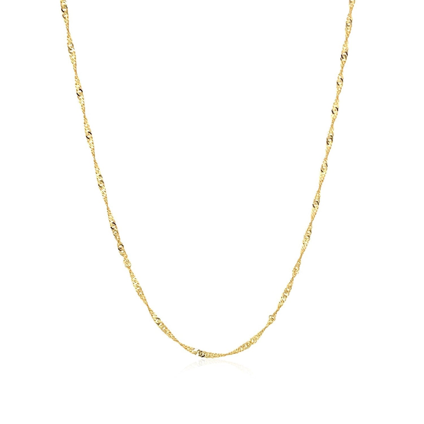 10k Gelbgold Singapurkette (1,50 mm)