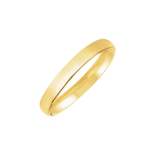 Ehering aus 14 Karat Gelbgold, bombiert (3,00 mm)