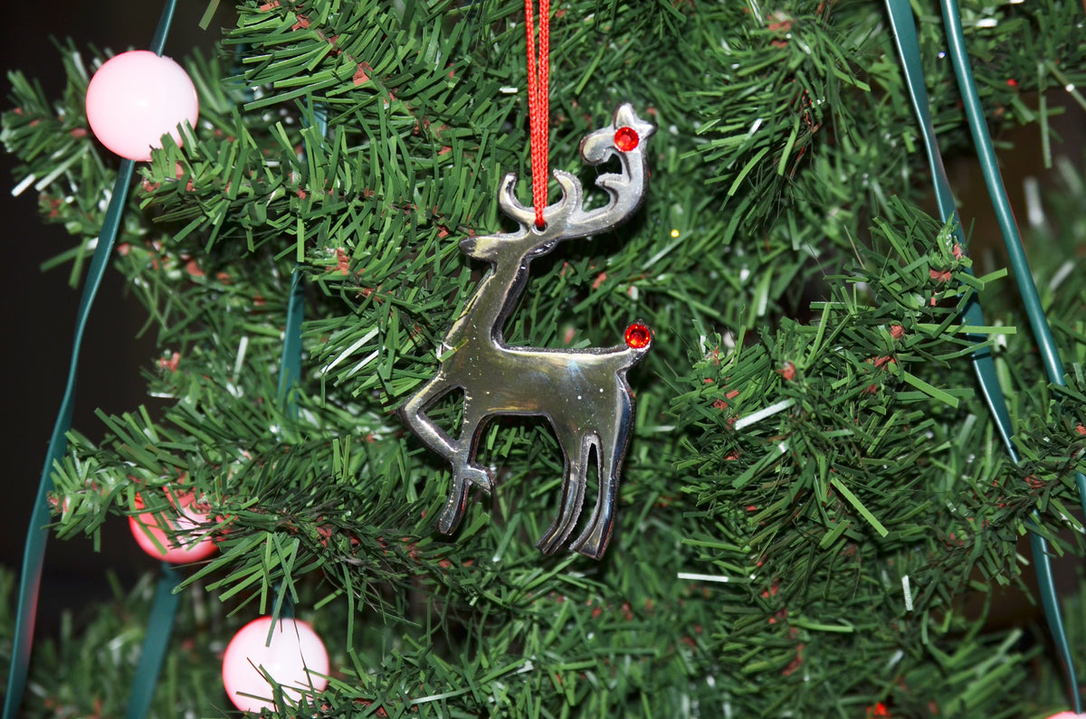 Vibhsa Reindeer Christmas Ornament Set of 4