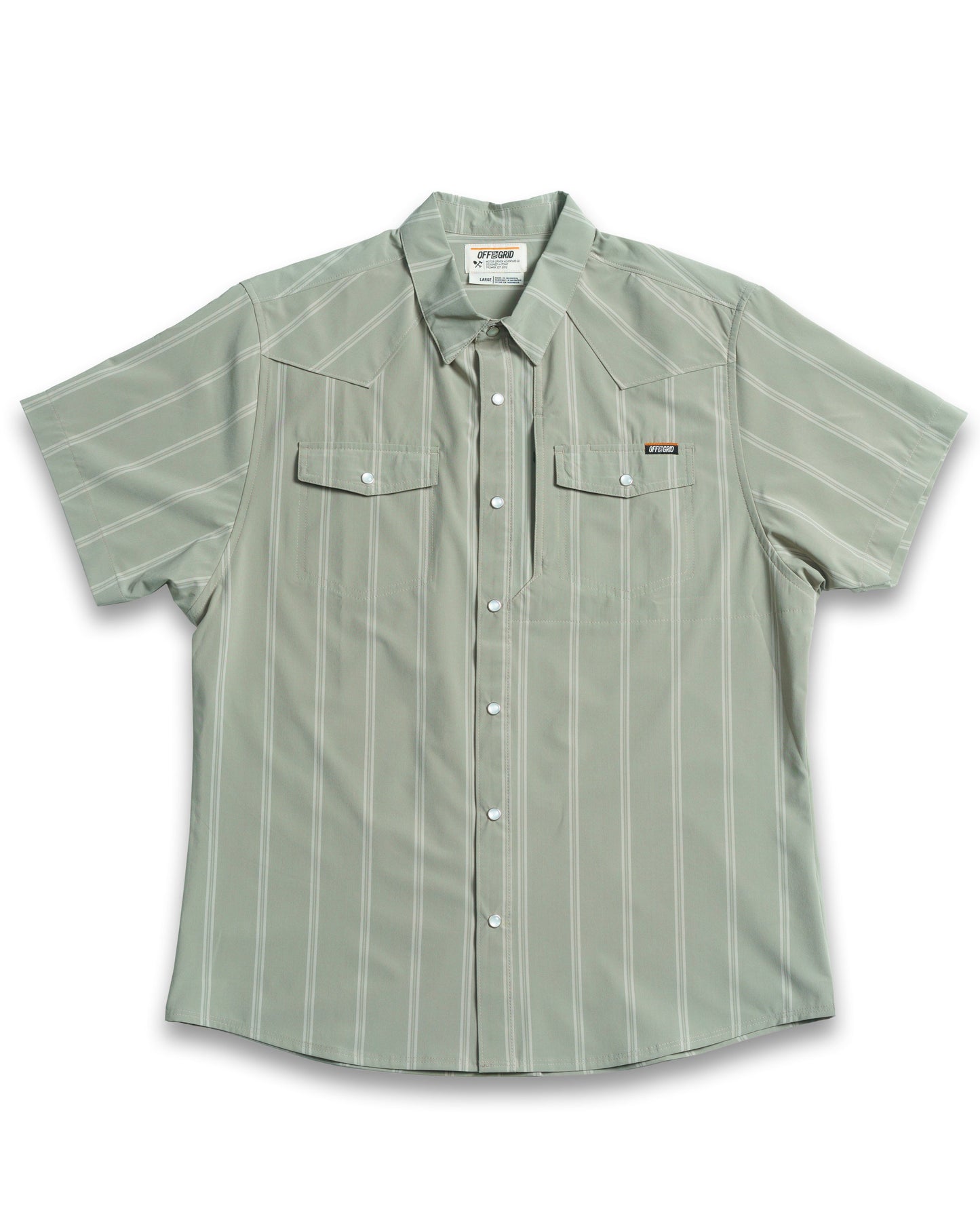 Chemise Daryll SS - Vert sauge