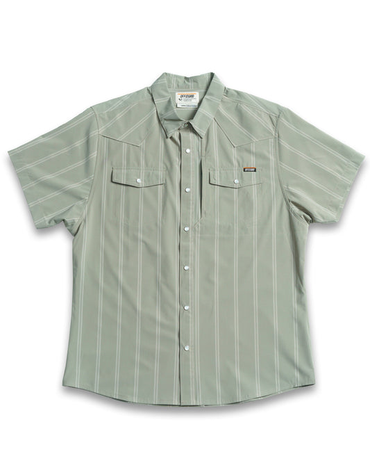 Chemise Daryll SS - Vert sauge