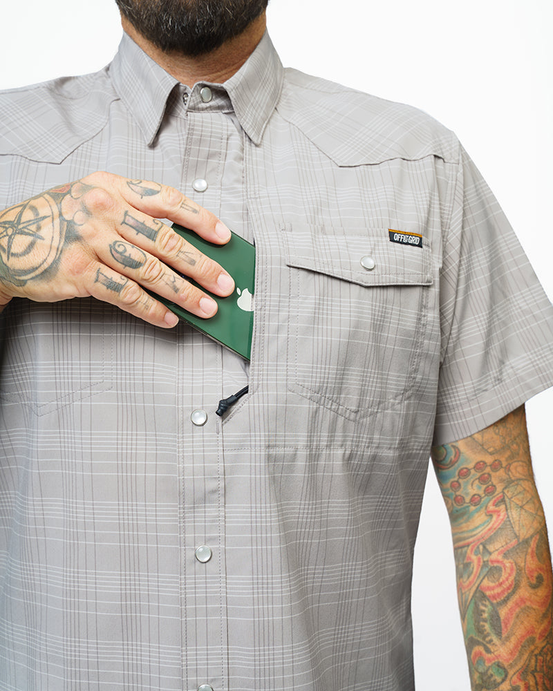 Deke SS-Shirt – Storm Grey