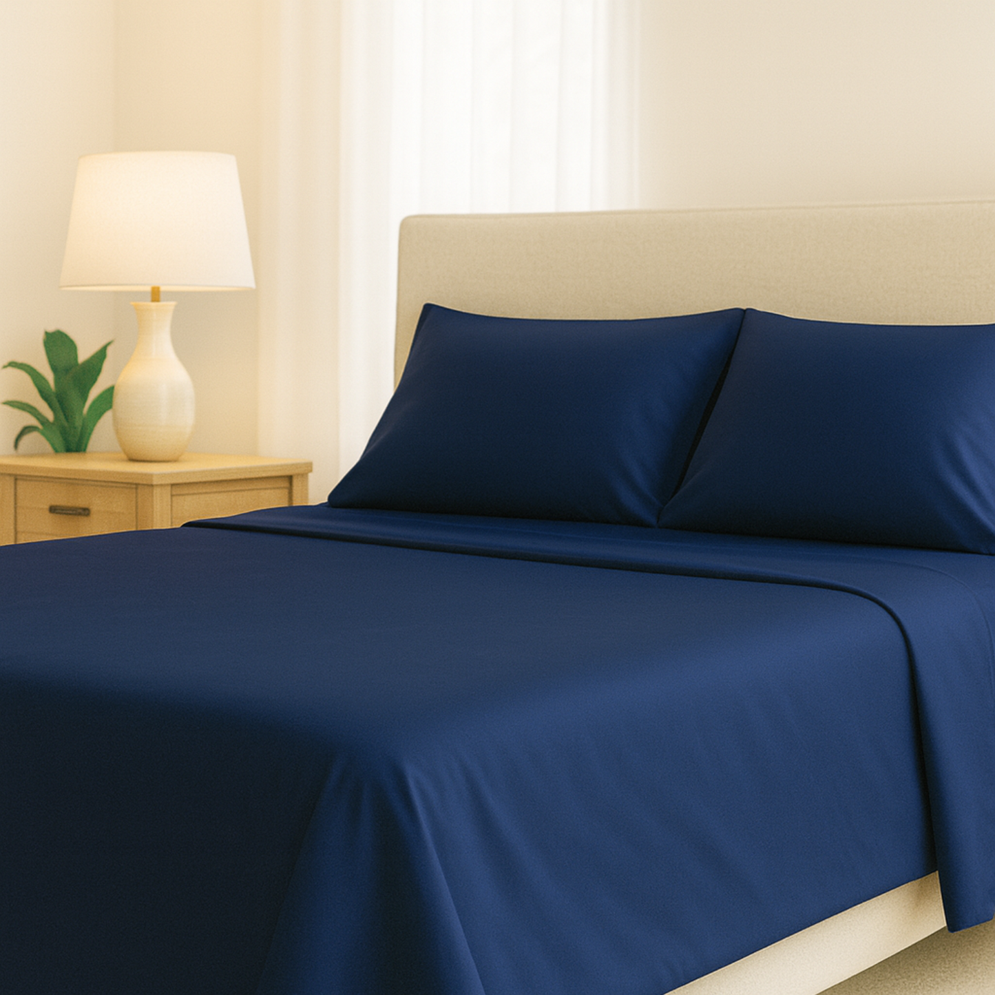 Ensemble de draps en viscose de bambou (4 pièces)