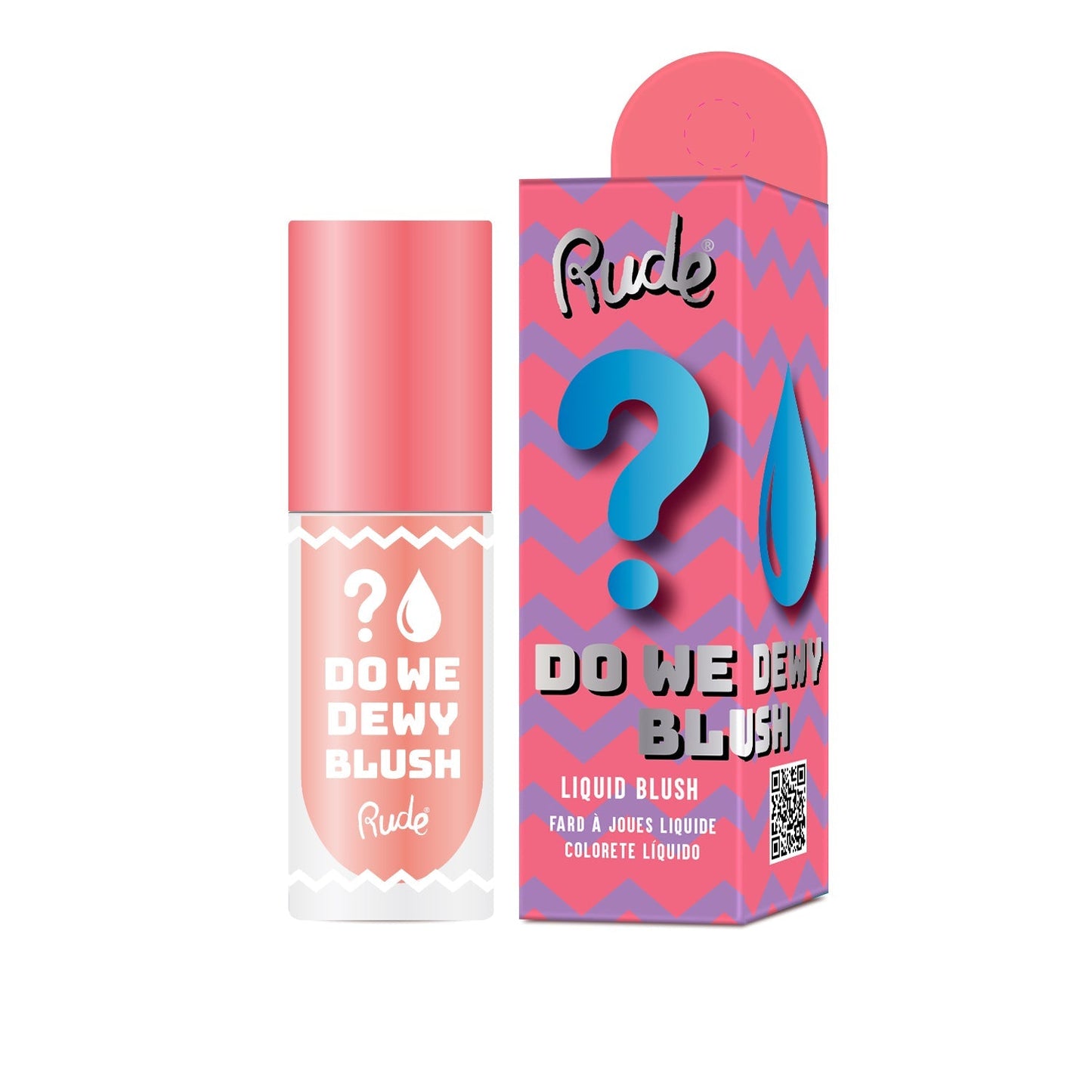 RUDE Do We Dewy Flüssig-Rouge – Peachy Pink