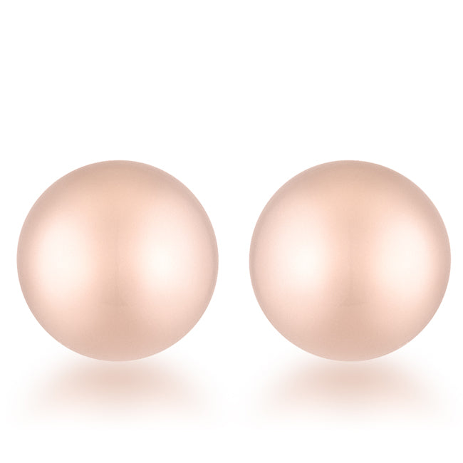 Boucles d'oreilles clous sphériques