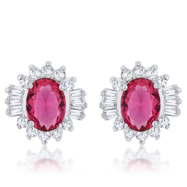 Chrisalee 3.3ct CZ Classic Stud Earrings