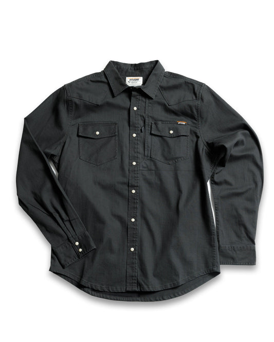 Earl Jeanshemd – Vintage Schwarz