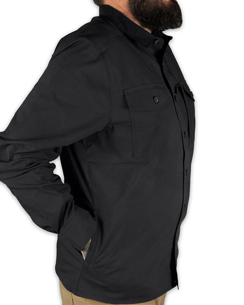 Echo Bravo LS Shirt – Vintage Black