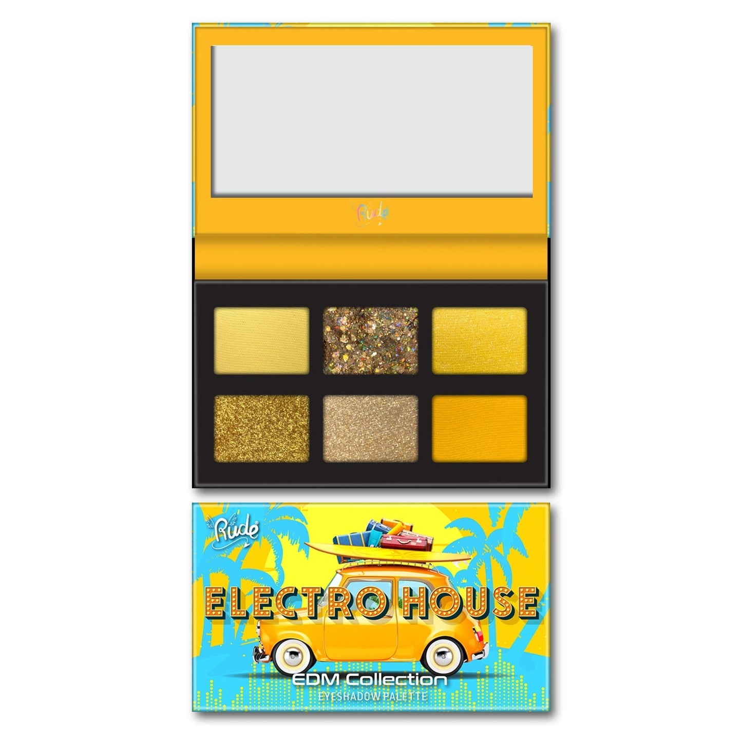 RUDE EDM Collection Lidschatten-Palette - Electro House