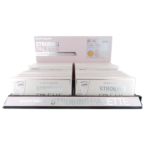 CITY COLOR Strobing Palette Display Set mit 24 Stück