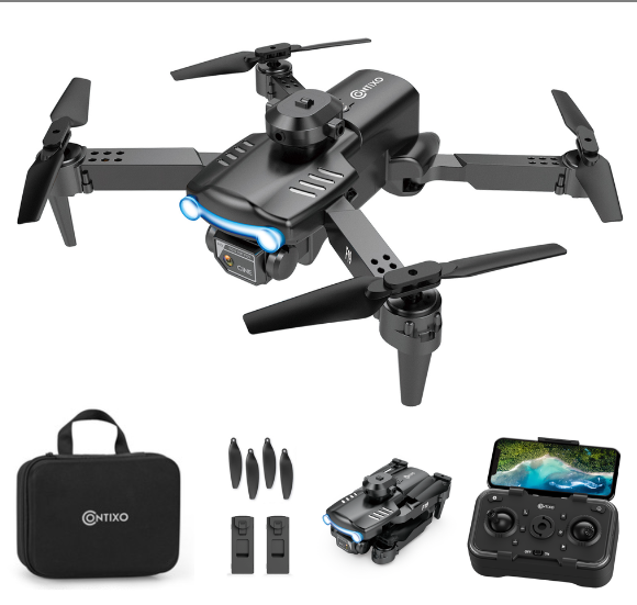Drone de minuit avec caméra 1080P