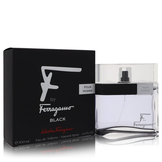 F Black by Salvatore Ferragamo Eau De Toilette Spray 50 ml für Herren