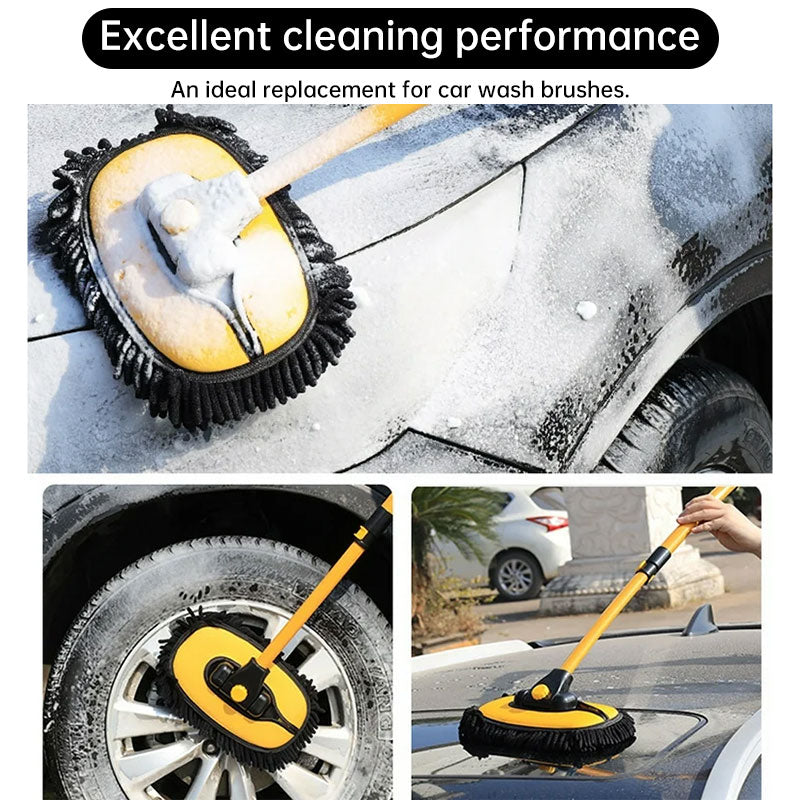 27cm Chenille Mop Head Refill - Removable Reusable for Car & Floor Cleaning, Heavy Duty Mop Accessories