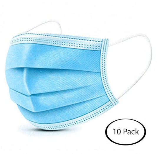 Masque de protection jetable - Lot de 10